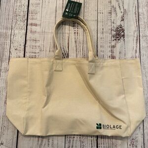 Biolage Cream Tote Bag NWT